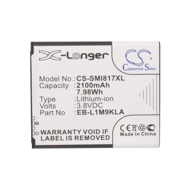 Li-ion Battery fits Samsung, ativ s neo, cronus lte, sgh-i187 3.8V, 2100mAh Mobile & SmartPhone Cameron Sino Technology Limited (Suspended)