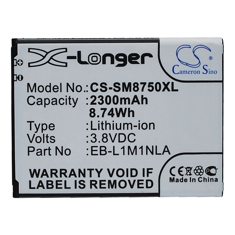 Li-ion Battery Fits Samsung, Ativ S, Ativ S 16gb, Ativ S 32gb 3.8v, 2300mah Equipment & Survey & Test Cameron Sino Technology Limited