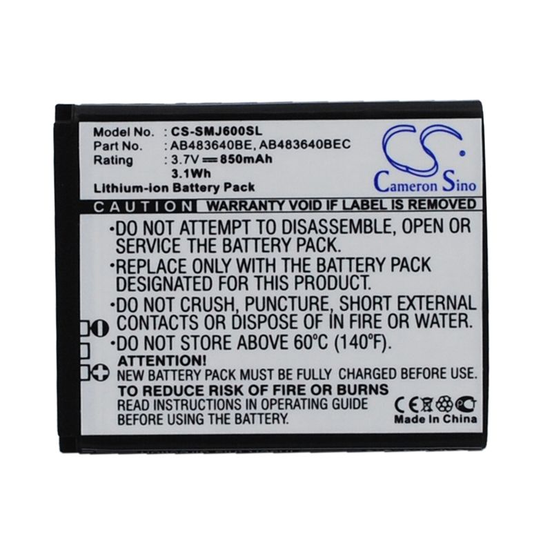 Li-ion Battery fits Samsung, b3210 corby txt, corby txt, gt-b3210 3.7V, 850mAh Mobile & SmartPhone Cameron Sino Technology Limited