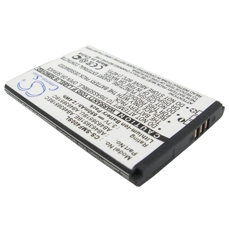 Li-ion Battery fits Samsung, blade, chart, chat 322 3.7V, 650mAh Mobile & SmartPhone Cameron Sino Technology Limited