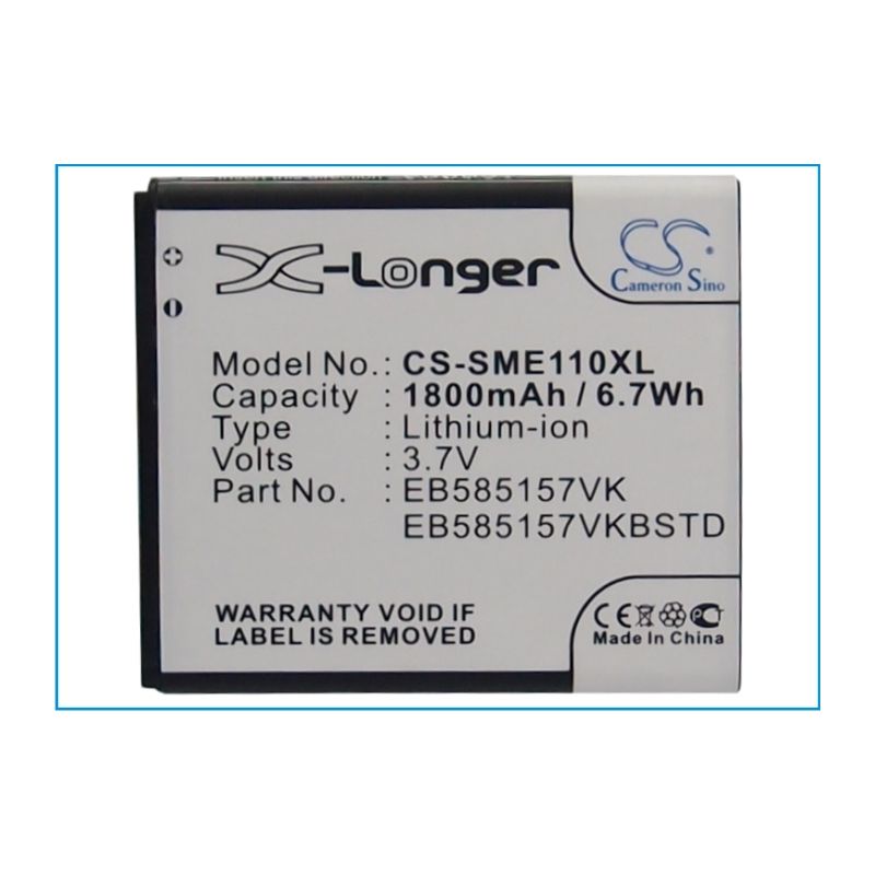 Li-ion Battery fits Samsung, celox, galaxy s ii hd lte, galaxy s ii lte 3.7V, 1800mAh Mobile & SmartPhone Cameron Sino Technology Limited