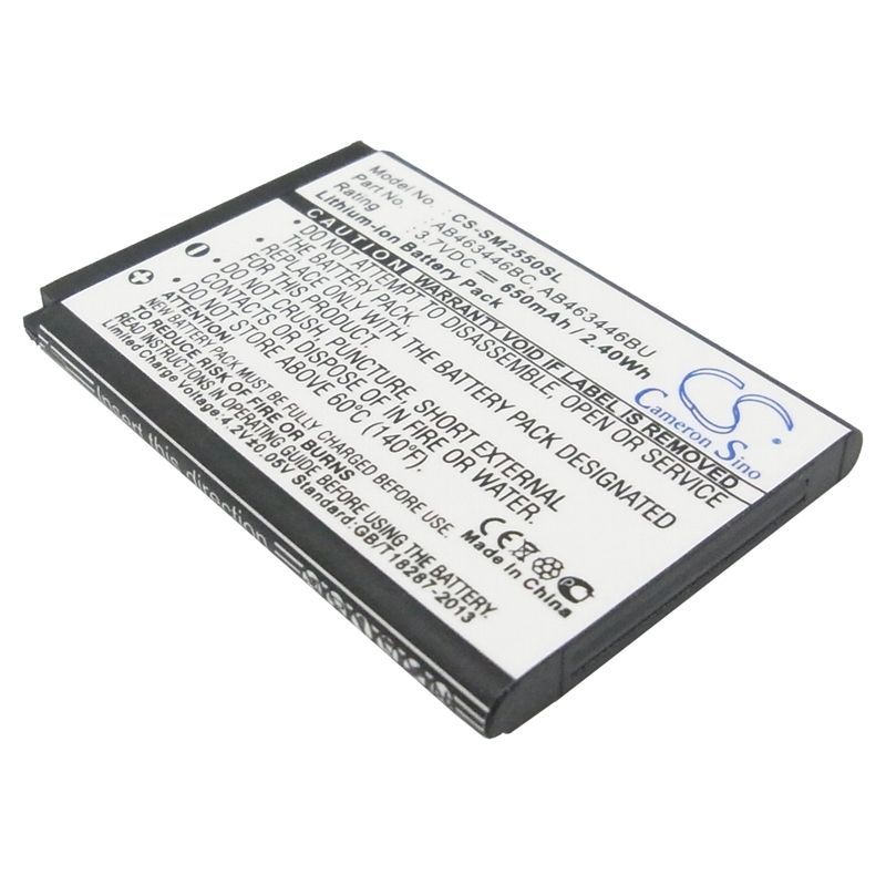 Li-ion Battery fits Samsung, champ, diva folder, gt-c3300 3.7V, 650mAh Mobile & SmartPhone Cameron Sino Technology Limited