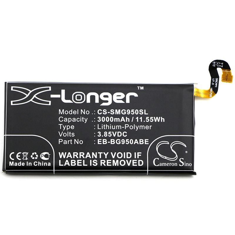 Li-polymer Battery Fits Samsung, Dream 2, Galaxy S8, Galaxy S8 Td-lte 3.85v, 3000mah Mobile & SmartPhone Cameron Sino Technology Limited