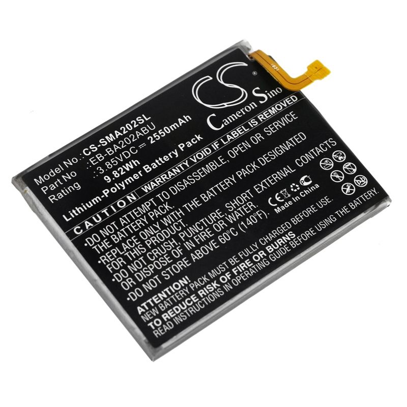 Li-Polymer Battery fits Samsung, galaxy a20e, sm-a202, sm-a202f/ds 3.85V, 2550mAh Mobile & SmartPhone Cameron Sino Technology Limited