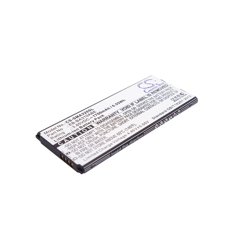 Li-ion Battery fits Samsung, galaxy a3 2016, galaxy a3 2016 duos lte, galaxy a3 2016 lte 3.85V, 1700mAh Mobile & SmartPhone Cameron Sino Technology Limited