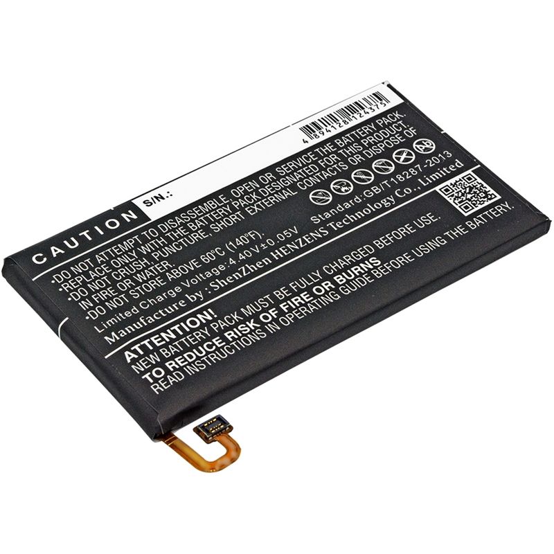 Li-polymer Battery Fits Samsung, Galaxy A3 2017, Galaxy A3 2017 4g, Galaxy A3 2017 4g Lte 3.85v, 2350mah Mobile & SmartPhone Cameron Sino Technology Limited