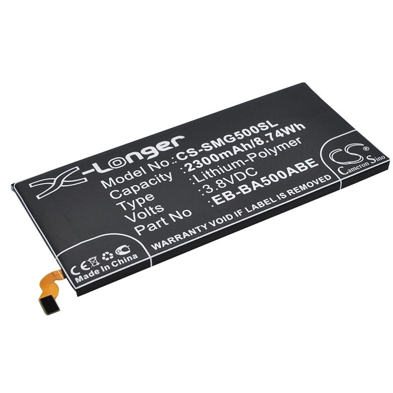 Li-Polymer Battery fits Samsung, galaxy a5, sm-a5000, sm-a500f 3.8V, 2300mAh Mobile & SmartPhone Cameron Sino Technology Limited