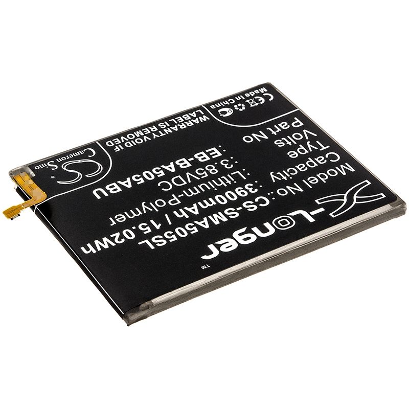 Li-polymer Battery Fits Samsung, Galaxy A50, Galaxy A50 2019, Sm-a505 3.85v, 3900mah Mobile & SmartPhone Cameron Sino Technology Limited