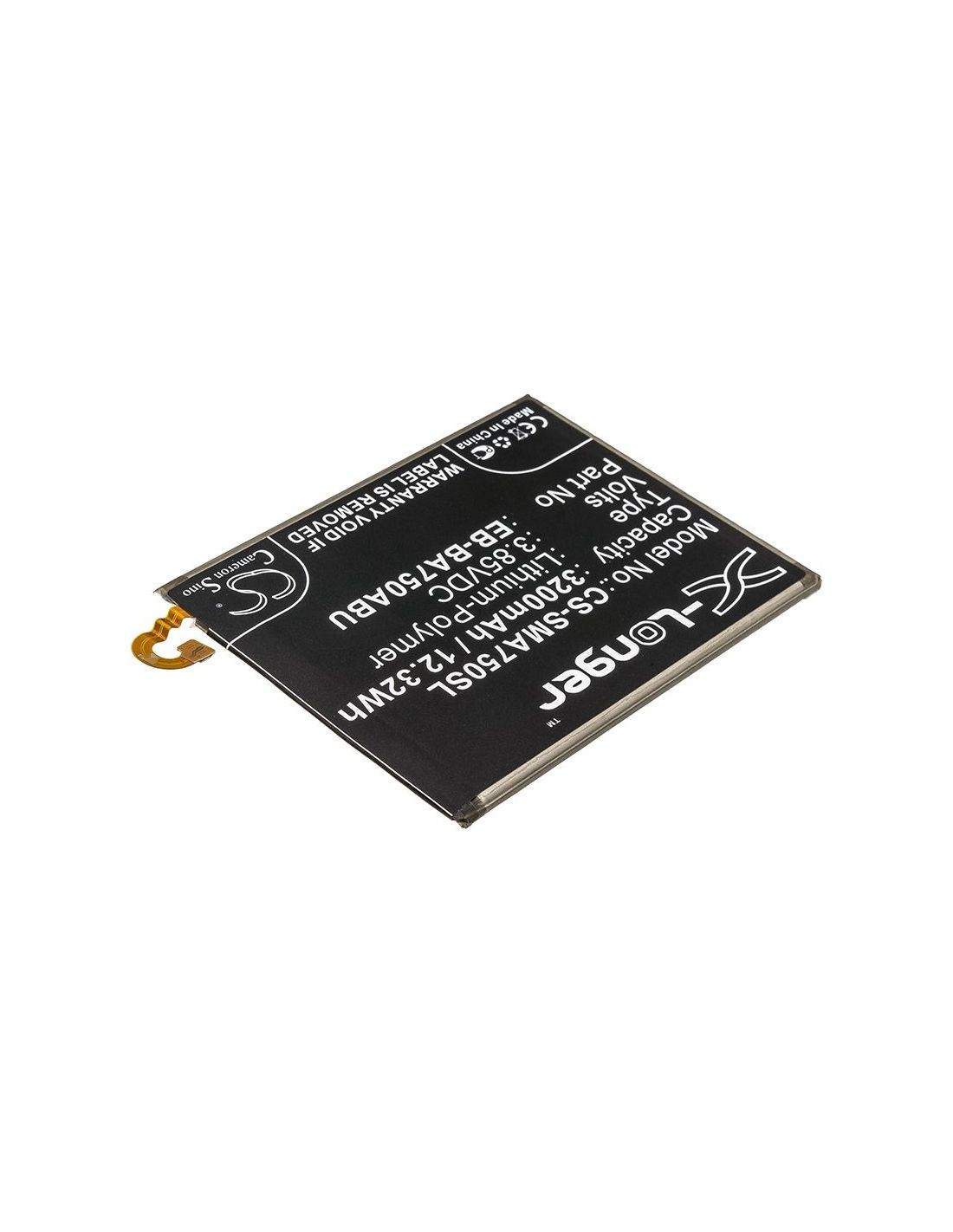 Li-Polymer Battery fits Samsung, galaxy a7 2018, galaxy a7 2018 duos, sm-a750 3.85V, 3200mAh Mobile & SmartPhone Cameron Sino Technology Limited