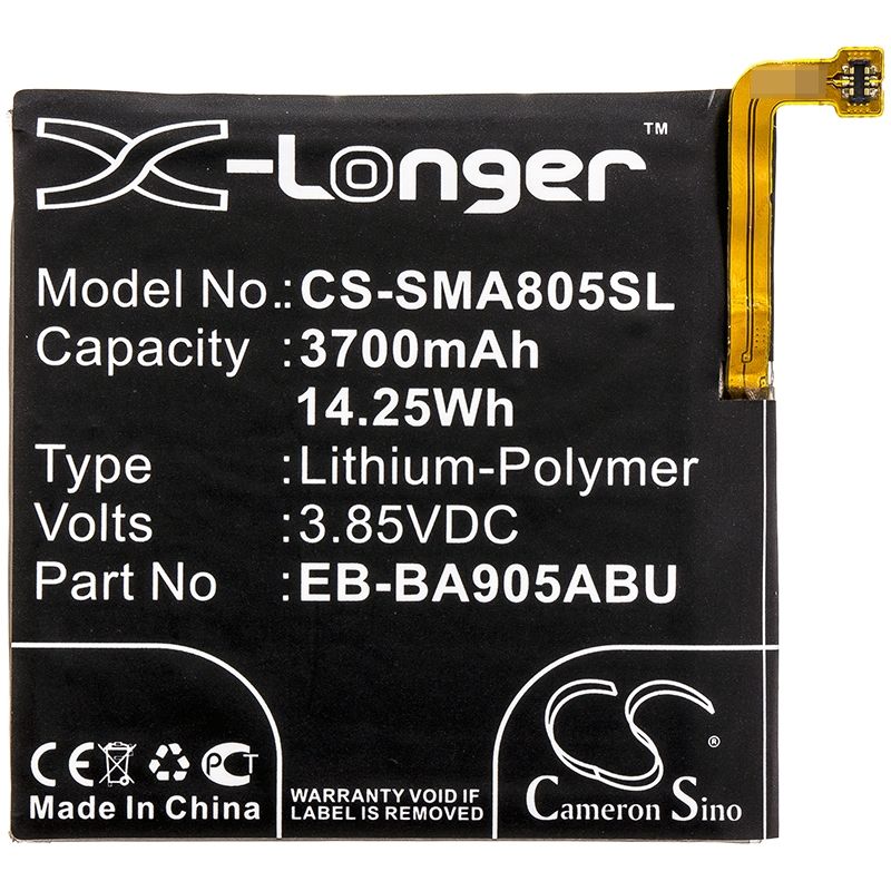 Li-Polymer Battery fits Samsung, galaxy a80, galaxy a80 2019, sm-a8050 3.85V, 3700mAh Mobile & SmartPhone Cameron Sino Technology Limited
