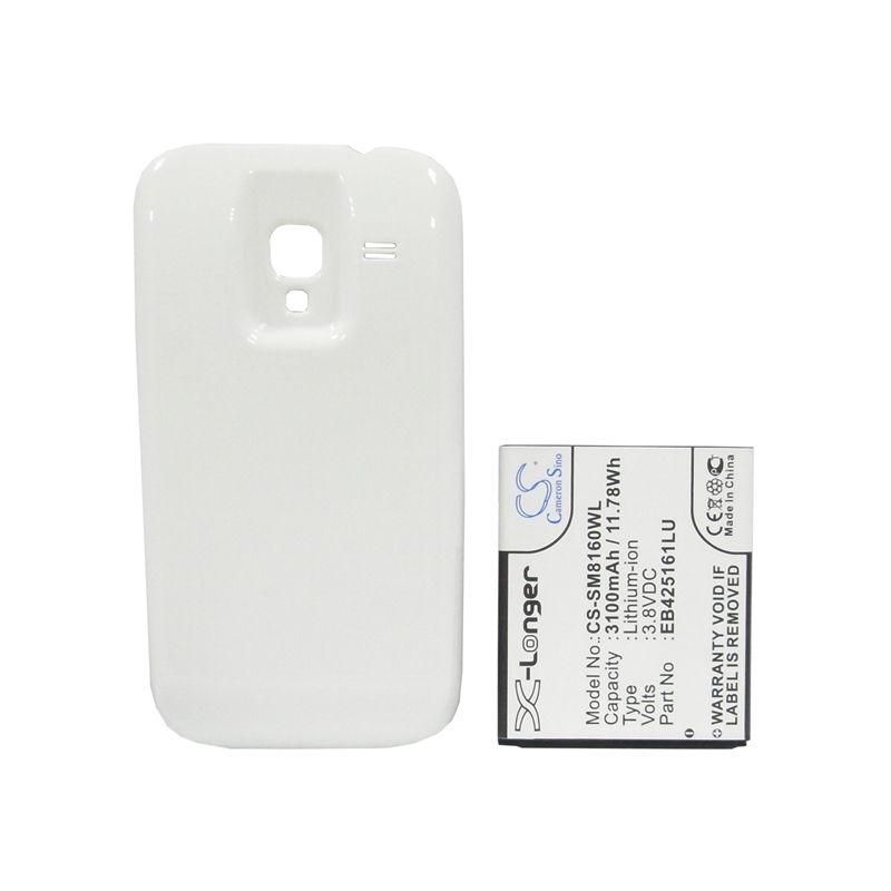 Li-ion Battery fits Samsung, galaxy ace 2, gt-i8160, gt-i8160p 3.8V, 3500mAh Mobile & SmartPhone Cameron Sino Technology Limited