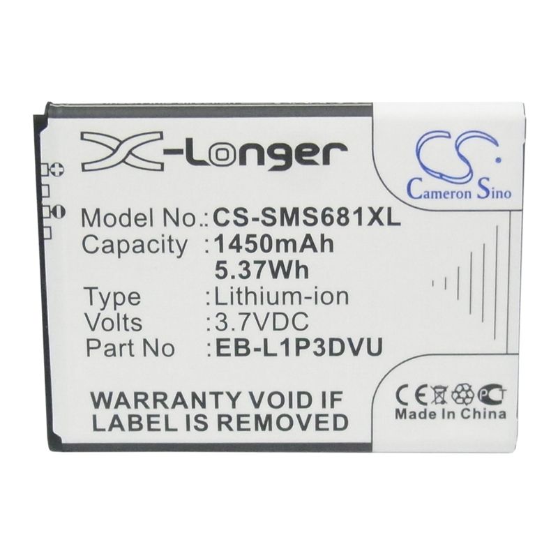 Li-ion Battery fits Samsung, galaxy ace duos, galaxy fame, galaxy fame lite 3.7V, 1450mAh Mobile & SmartPhone Cameron Sino Technology Limited (Suspended)
