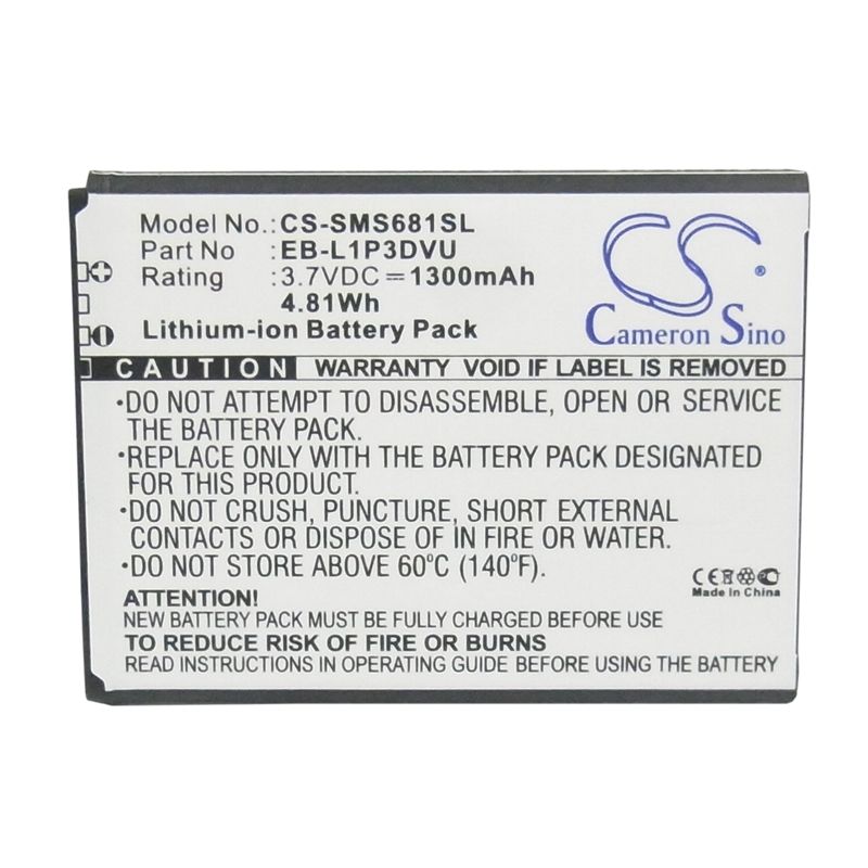 Li-ion Battery fits Samsung, galaxy ace duos, galaxy fame, galaxy fame lite 3.7V, 1300mAh Mobile & SmartPhone Cameron Sino Technology Limited
