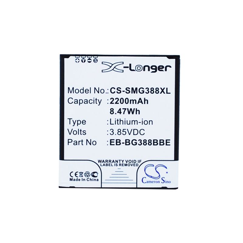 Li-ion Battery Fits Samsung, Galaxy Active Neo, Galaxy Xcover 3, Galaxy Xcover 3 2016 3.85v, 2200mah Mobile & SmartPhone Cameron Sino Technology Limited