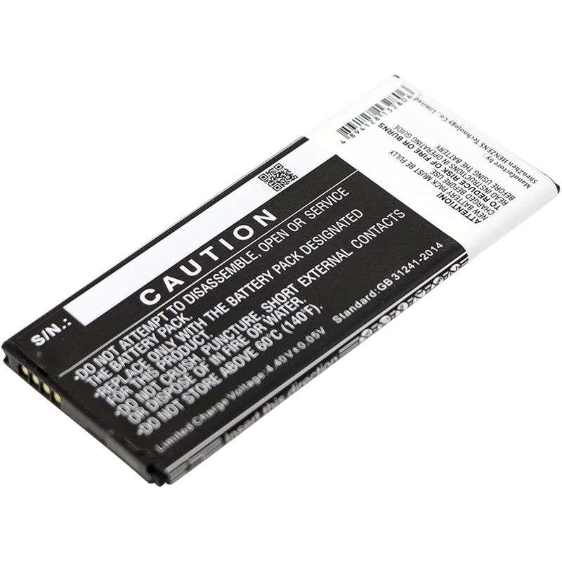 Li-ion Battery Fits Samsung, Galaxy Alpha, Galaxy Alpha Lte-a, Sm-g850 3.85v, 1900mah Mobile & SmartPhone Cameron Sino Technology Limited