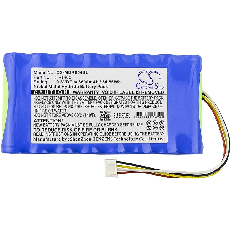 Ni-MH Battery fits Chuvin Arnoux, Ca 6543 Insulation Tester, Megger, Ca 6543 9.6V, 3600mAh Equipment & Survey & Test Cameron Sino Technology Limited