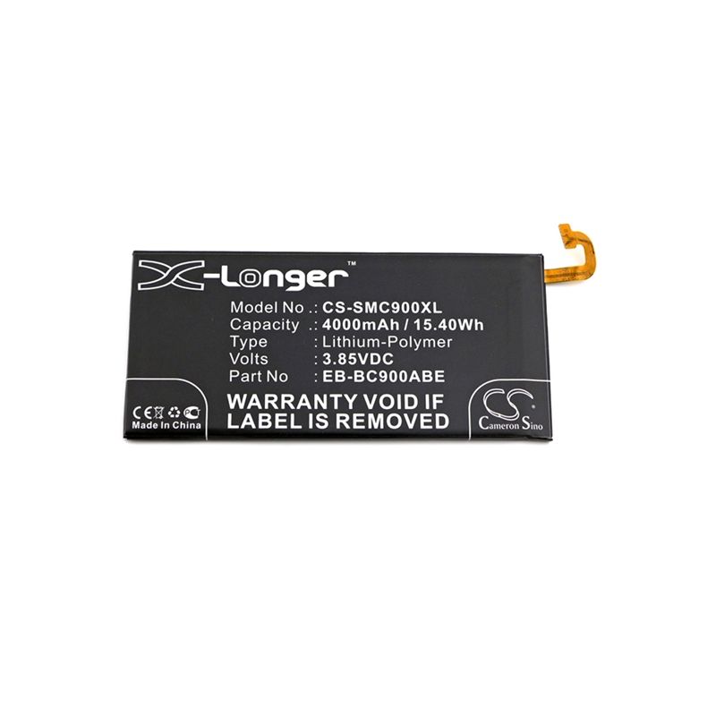 Li-polymer Battery Fits Samsung, Galaxy C9 Pro, Galaxy C9 Pro Duos, Galaxy C9 Pro Duos Td-lte 3.85v, 4000mah Mobile & SmartPhone Cameron Sino Technology Limited