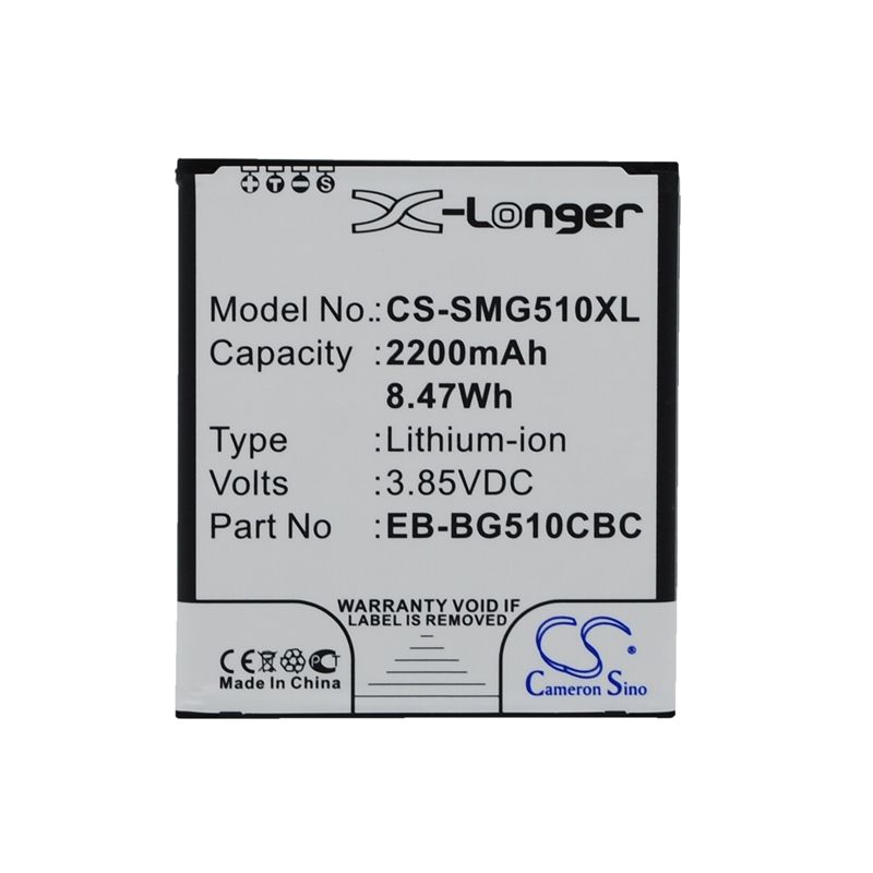Li-ion Battery fits Samsung, galaxy core max, galaxy core max duos, sm-g5108 3.85V, 2200mAh Mobile & SmartPhone Cameron Sino Technology Limited