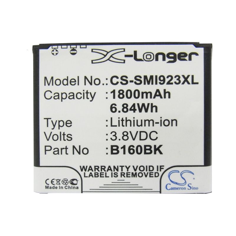 Li-ion Battery Fits Samsung, Galaxy Folder, Galaxy Golden, Gt-i9230 3.8v, 1800mah Mobile & SmartPhone Cameron Sino Technology Limited (Suspended)