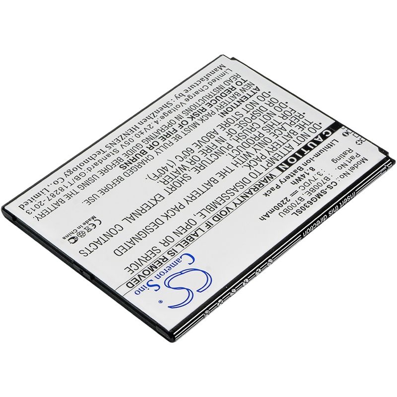 Li-ion Battery fits Samsung, galaxy mega 6.3, galaxy mega 6.3 duos, galaxy mega 6.3 lte 3.7V, 2200mAh Mobile & SmartPhone Cameron Sino Technology Limited