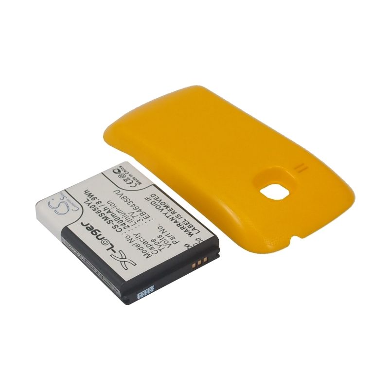 Yellow 3.7V 2400mAh Samsung, galaxy mini 2, gt-s6500, gt-s6500d Replacement Battery Mobile & SmartPhone Cameron Sino Technology Limited