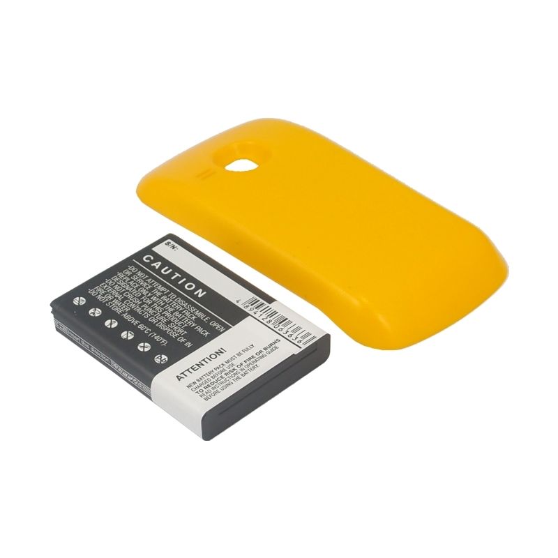 Yellow 3.7V 2400mAh Samsung, galaxy mini 2, gt-s6500, gt-s6500d Replacement Battery Mobile & SmartPhone Cameron Sino Technology Limited