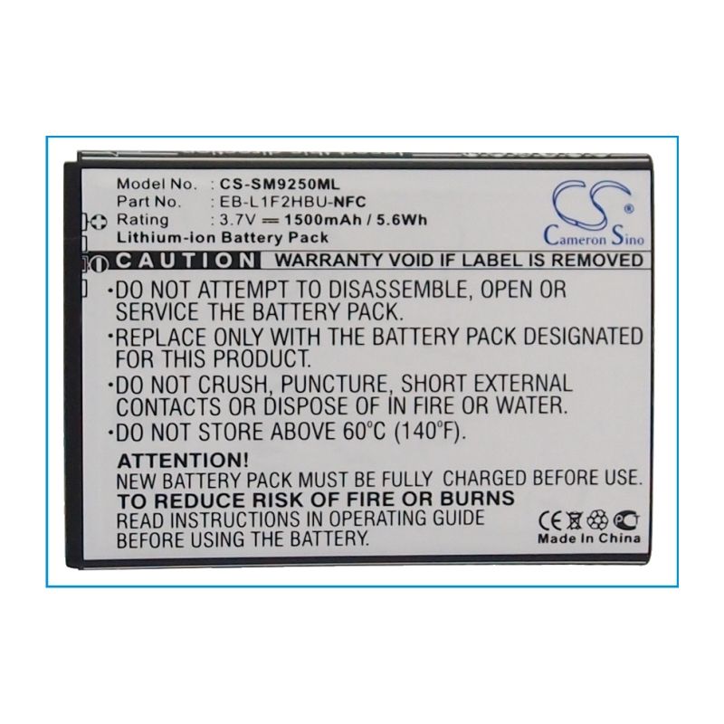 Li-ion Battery fits Samsung, galaxy nexus, gt-i9250, nexus prime 3.7V, 1500mAh Mobile & SmartPhone Cameron Sino Technology Limited (Suspended)
