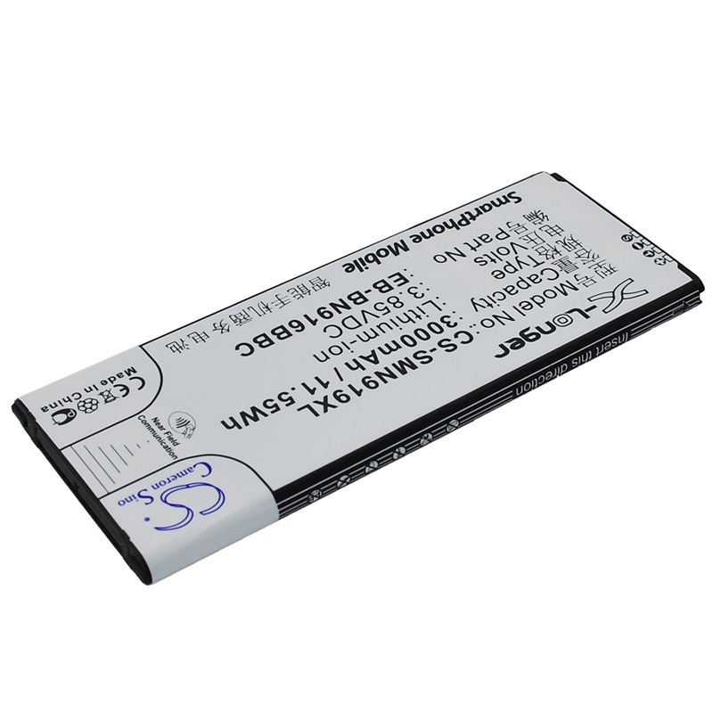 Li-ion Battery fits Samsung, galaxy note 4 (china mobile), sm-n9100, sm-n9106 3.85V, 3000mAh Mobile & SmartPhone Cameron Sino Technology Limited