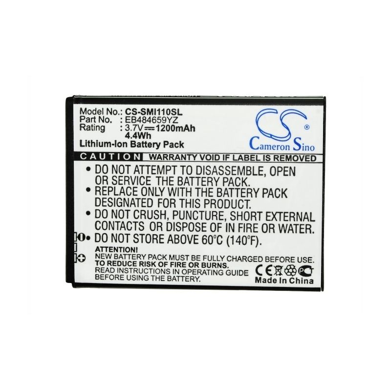 Li-ion Battery fits Samsung, galaxy proclaim s720, galaxy s i500, illusion 3.7V, 1200mAh Mobile & SmartPhone Cameron Sino Technology Limited