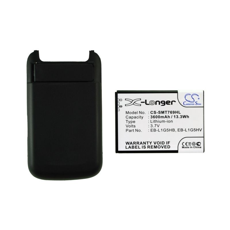 Li-ion Battery fits Samsung, galaxy s blaze 4g, sgh-t769, t-mobile 3.7V, 3600mAh Mobile & SmartPhone Cameron Sino Technology Limited