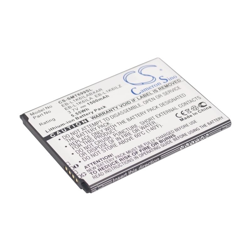 Li-ion Battery fits Samsung, galaxy s blaze q, galaxy s relay 4g, relay 4g 3.7V, 1500mAh Mobile & SmartPhone Cameron Sino Technology Limited