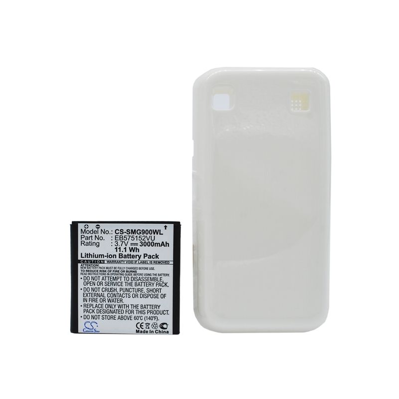 Li-ion Battery fits Samsung, galaxy s, galaxy s plus, gt-9001 3.7V, 3000mAh Mobile & SmartPhone Cameron Sino Technology Limited