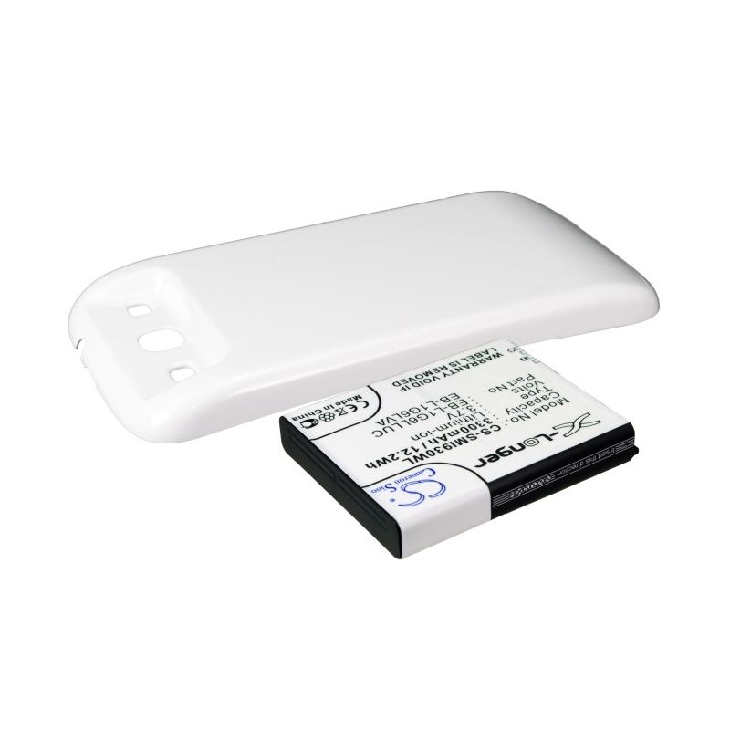 White 3.7V 3300mAh Samsung, galaxy s3, galaxy siii, gt-i9300 Replacement Battery Mobile & SmartPhone Cameron Sino Technology Limited