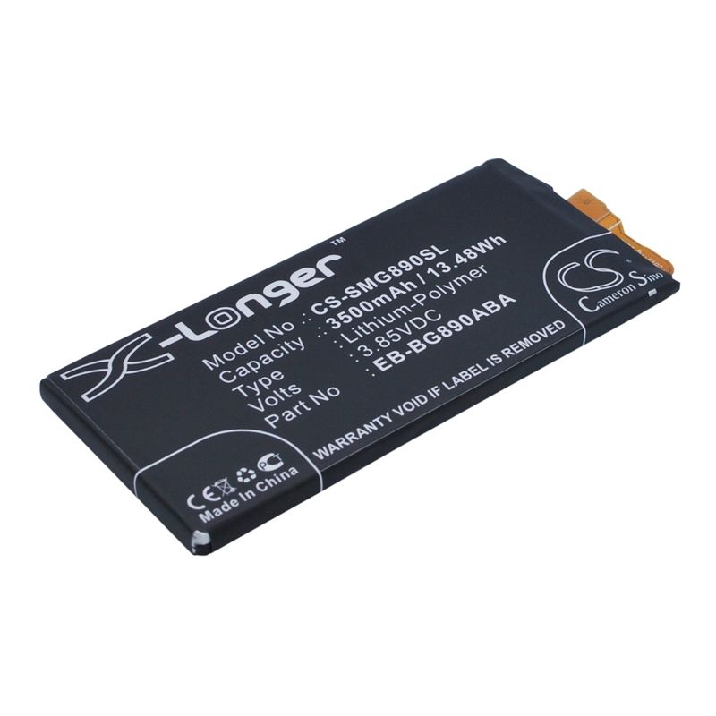 Li-polymer Battery Fits Samsung, Galaxy S6 Active, Galaxy S6 Active Lte-a, Sm-g890 3.85v, 3500mah Mobile & SmartPhone Cameron Sino Technology Limited