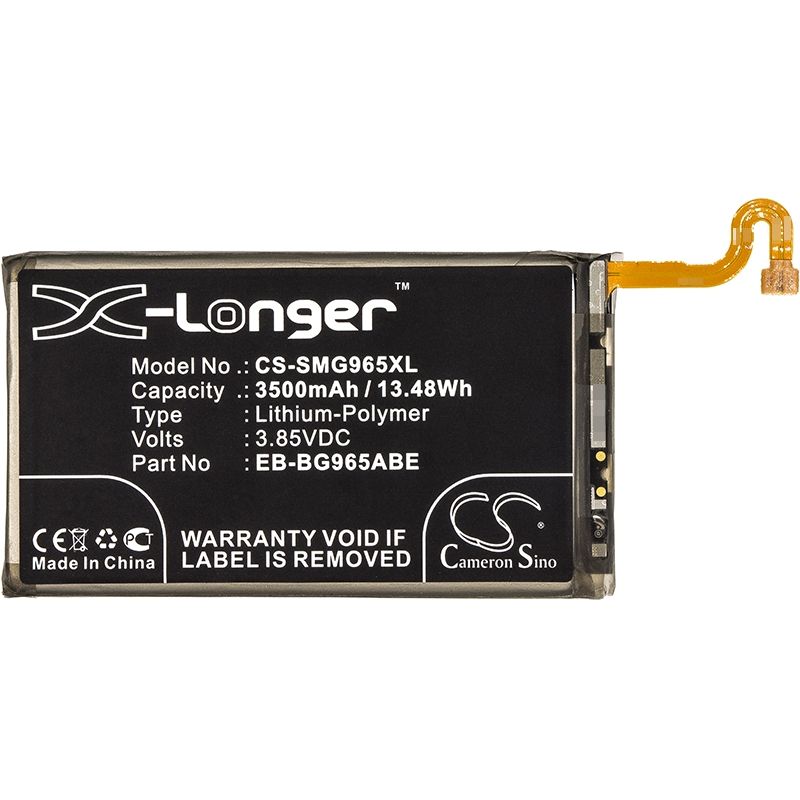 Li-polymer Battery Fits Samsung, Galaxy S9 Plus, Galaxy S9+, Sc-03k 3.85v, 3500mah Mobile & SmartPhone Cameron Sino Technology Limited
