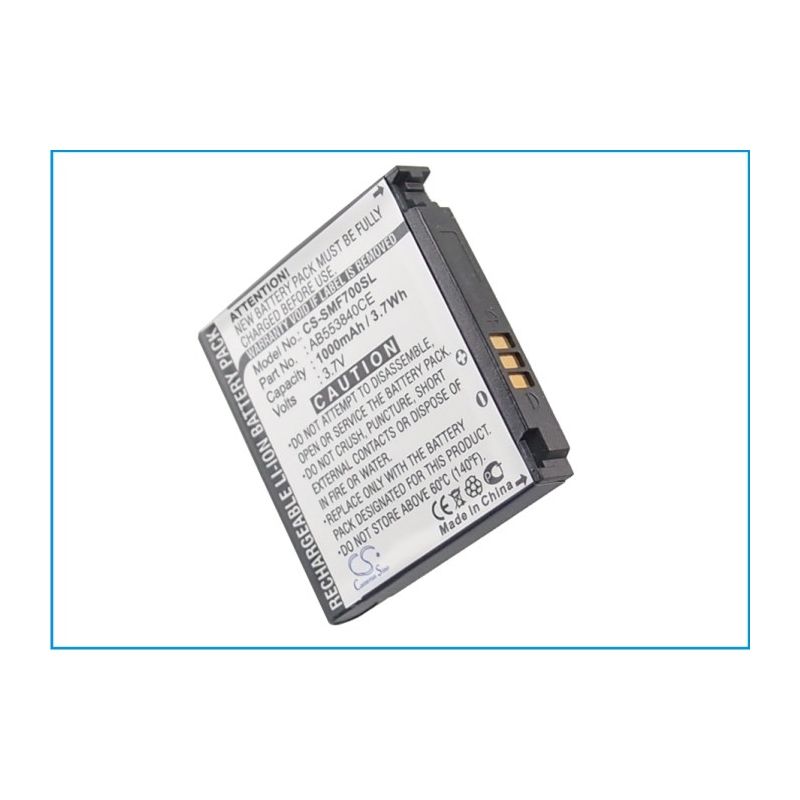 Li-ion Battery fits Samsung, gh-m8800h, sgh-f700, sgh-f700v 3.7V, 1000mAh Mobile & SmartPhone Cameron Sino Technology Limited