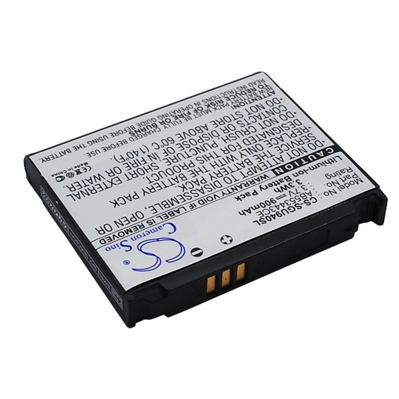 Li-ion Battery fits Samsung, glyde u940, sgh-u940 3.7V, 900mAh Mobile & SmartPhone Cameron Sino Technology Limited