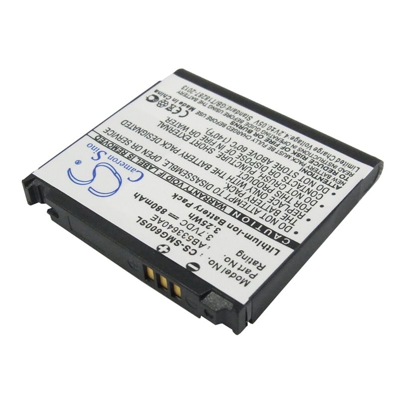 Li-ion Battery fits Samsung, gt-3600i, m8800, s3600 3.7V, 880mAh Mobile & SmartPhone Cameron Sino Technology Limited