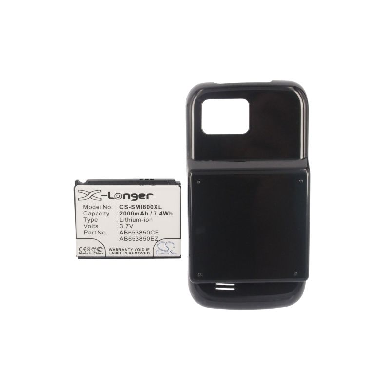 Li-ion Battery fits Samsung, gt-i8000, gt-i8000h 3.7V, 2000mAh Mobile & SmartPhone Cameron Sino Technology Limited