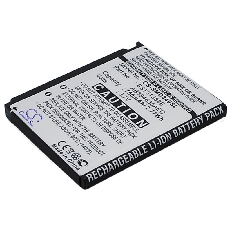 Li-ion Battery fits Samsung, m359, sgh-d840, sgh-d848 3.7V, 750mAh Mobile & SmartPhone Cameron Sino Technology Limited