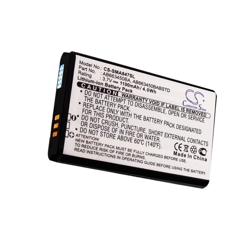 Li-ion Battery fits Samsung, rugby ii, rugby ii a847, rugby iii 3.7V, 1100mAh Mobile & SmartPhone Cameron Sino Technology Limited