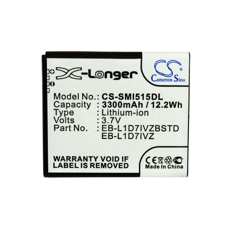 Li-ion Battery fits Samsung, sch-i515, verizon, galaxy nexus i515 3.7V, 3300mAh Mobile & SmartPhone Cameron Sino Technology Limited