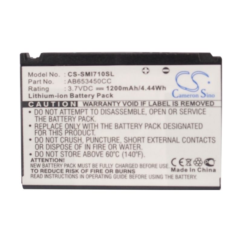 Li-ion Battery fits Samsung, sgh-i710, sgh-i718 3.7V, 1200mAh Mobile & SmartPhone Cameron Sino Technology Limited