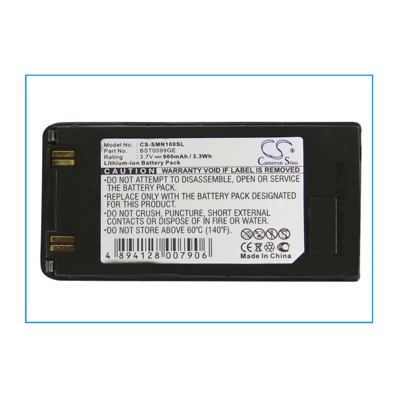 Li-ion Battery fits Samsung, sgh-n100, sgh-n105, sgh-n188 3.7V, 900mAh Mobile & SmartPhone Cameron Sino Technology Limited (Suspended)