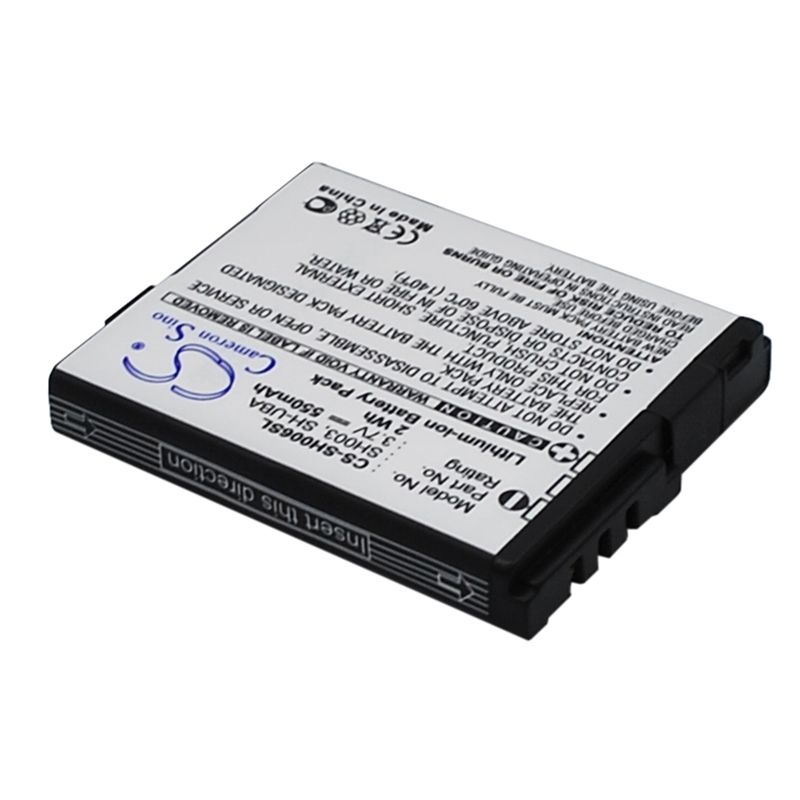 Li-ion Battery fits Sharp, 003sh, aqous shot sh003, aqous shot sh006 3.7V, 550mAh Mobile & SmartPhone Cameron Sino Technology Limited (Suspended)