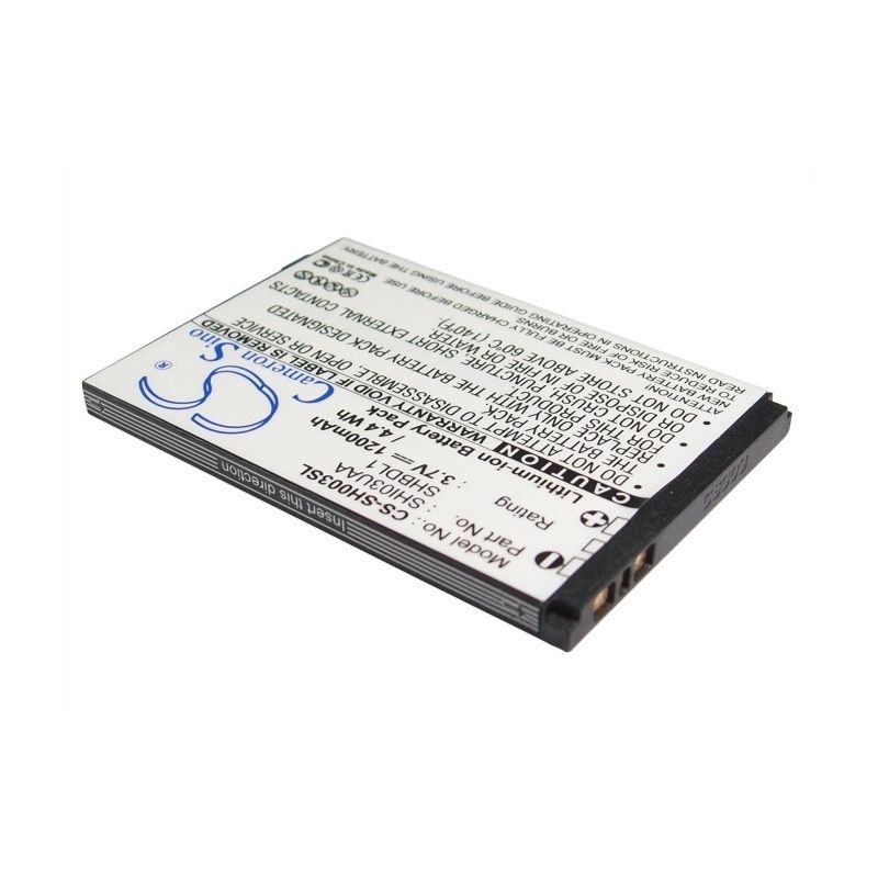 Li-ion Battery fits Sharp, 003sh, dm009sh, galapagos 003sh 3.7V, 1200mAh Mobile & SmartPhone Cameron Sino Technology Limited