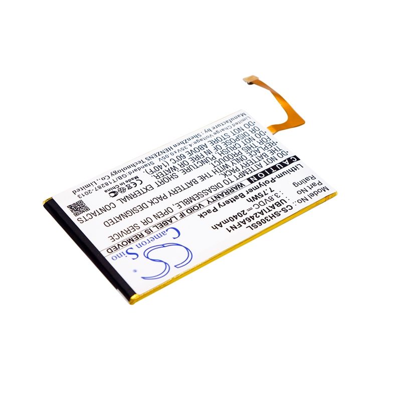 Li-Polymer Battery fits Sharp, 306sh, aquos crystal, sh825wi 3.8V, 2040mAh Mobile & SmartPhone Cameron Sino Technology Limited