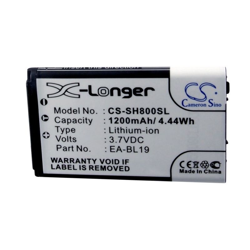 Li-ion Battery fits Sharp, n49a, sh800, sh800m 3.7V, 1200mAh Mobile & SmartPhone Cameron Sino Technology Limited (Suspended)