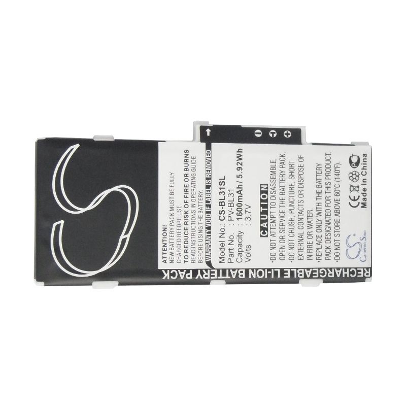 Li-ion Battery fits Sharp, pv-bl31, t-mobile, sidekick id 3.7V, 1600mAh Mobile & SmartPhone Cameron Sino Technology Limited