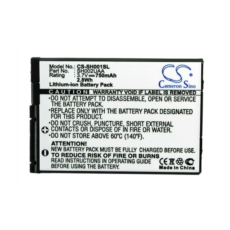 Li-ion Battery fits Sharp, sh001, sh002, sh004 3.7V, 750mAh Mobile & SmartPhone Cameron Sino Technology Limited